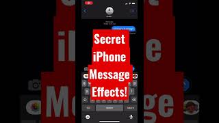 Secret iPhone Message Effects Revealed! 🔥 [TECH TIPS 📱] #shortsfeed