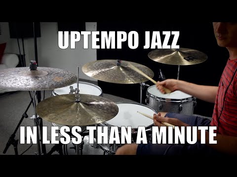 Uptempo Jazz in less than a Minute - Daily Drum Lesson