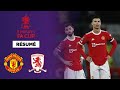 🏆🇬🇧 Résumé - FA Cup : Piégé par Middlesbrough Manchester United prend la porte