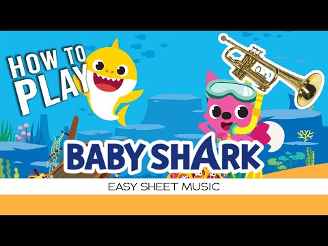 Trumpet "Baby Shark" EASY Sheet Music