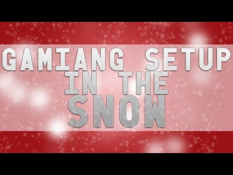 Gaming Setup In The Snow!!! || #2