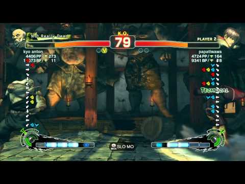SSF4 AE: kyo anton (Gouken) vs papatiwawa (Guy) - Ranked Match (720p HD)