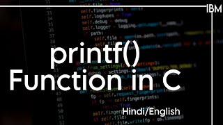 printf function in C
