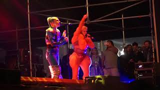 Bjork dancing backstage during Fever Ray set @ Primavera Sound 2018