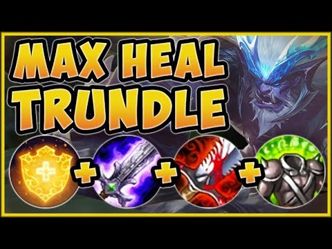 JUST HOW OP CAN THIS OVERHEAL TRUNDLE STRATEGY REALLY BE?? TRUNDLE TOP GAMEPLAY! League of Legends