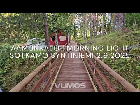 Vumos Aamukierroksella Sotkamon Syntiniemessä 2.9.2025