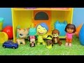 Dora The Explorer Doll House PLAY DOH Surprise Eggs With Disney Inside Out Cars Minnie Mouse