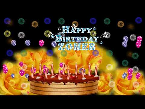 ZOHEB HAPPY BIRTHDAY TO YOU