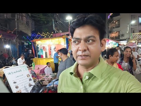 🌙🇮🇳India Kolkata Bright Street Eid ki Chand Raat Ki Raunak | Eid Chand Raat in Kolkata India | #eid