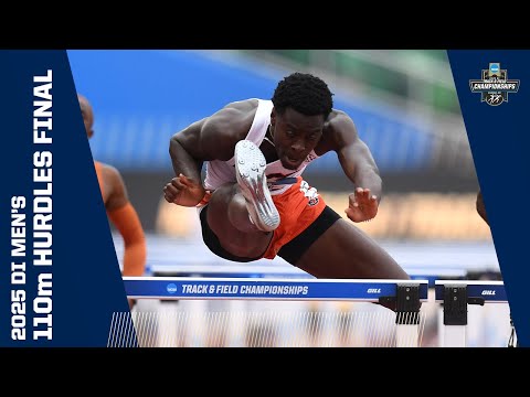 Men's 110m hurdles final - 2025 NCAA outdoor track and field championships
