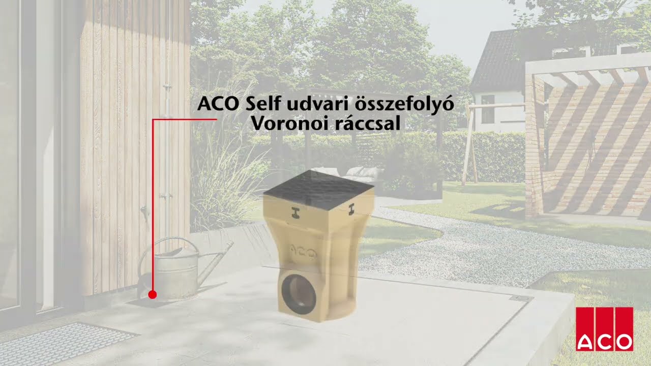 ACO Self termékek a kertben