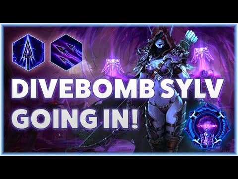 Sylvanas Wailing Arrow - DIVEBOMB SYLV GOING IN! - Grandmaster Storm League