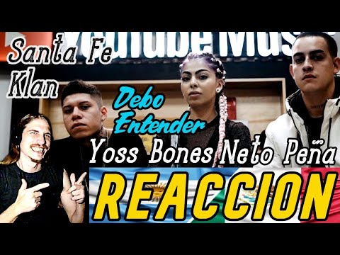 ARGENTINO REACCIONA A "Santa Fe Klan ft. Neto Peña & Yoss Bones - Debo Entender" // TREMENDA SESSION