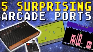 5 Surprising Atari 2600 Arcade Ports! Commando, Rampage, Double Dragon!