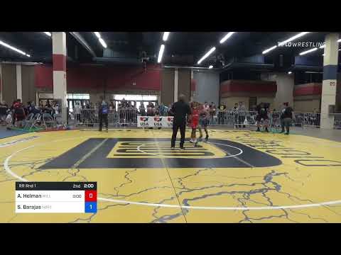 100 Lbs Rr Rnd 1 - Aubrianna Holman, Will County Warriors Wrestling Club Vs Sarah Barajas, North V