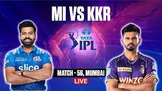 🔴 IPL Live Match Today: MI vs KKR Live – Live Score And Commentary | Only in India | IPL Live 2022