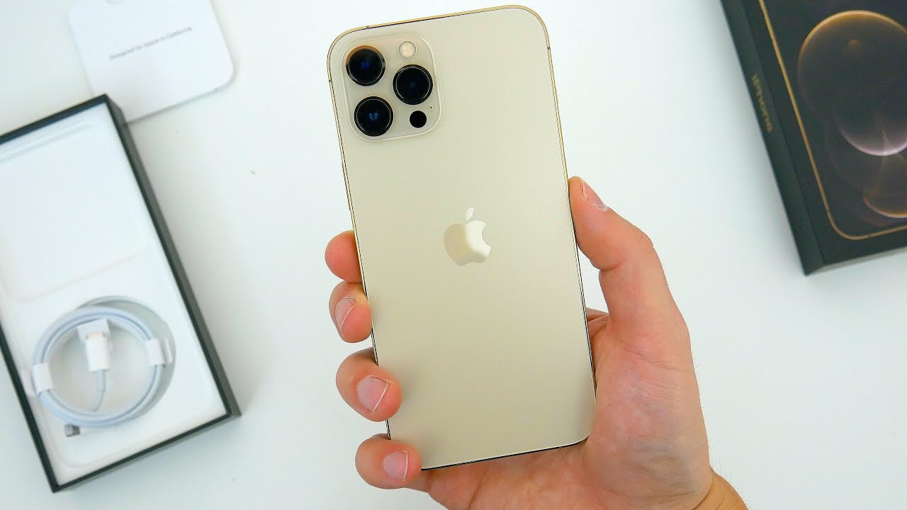 iPhone 12 Pro Max Unboxing & First Impressions (Gold) - Apple's BIGGEST Phone!