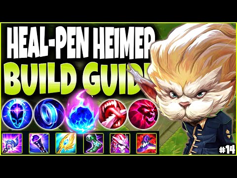 MAX HEAL-Pen Heimerdinger OP ~ LoL Meta Heimerdinger Build Guide #14 🔥 LoL Top Heimer s12 Gameplay