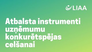 Atbalsta instrumenti uzņēmumu konkurētspējas celšanai | vebinārs | 10.11.2020.