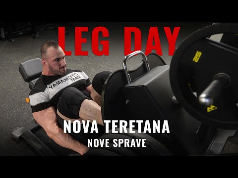 TRENING ZA NOGE | NOVA TERETANA | LEG DAY | MAKSIM TRZIN