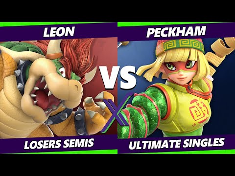 S@X 385 Online Losers Semis - LeoN (Bowser) Vs. Peckham (Min Min) Smash Ultimate - SSBU