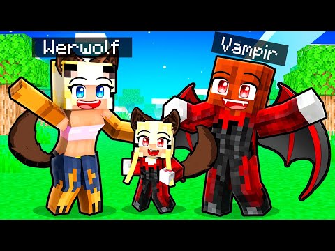 Ich habe VAMPIR und WERWOLF ELTERN! 🌸 Minecraft