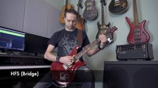 Video thumbnail for PRS 57/08 vs Modern Eagle vs HFS/Vintage Bass pickups comparaison by Voron Guitar