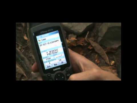 Garmin GPSmap 60 CSx -- Create Waypoint