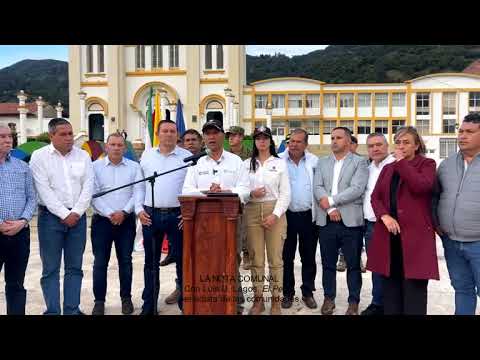 Ministro de defensa visitó su pueblo natal, Boavita.