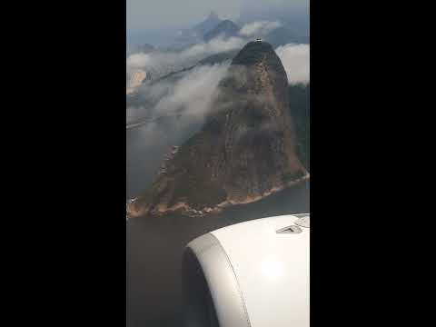 Decolagem do Aeroporto Santos Dumont/RJ no Airbus A319 Latam Airlines