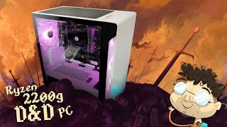 Building my friend a "D&D" gaming PC (NO-GPU Ryzen 2200g build in Thermaltake S100)