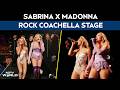 Madonna Coachella 2026 Sabrina Carpenter Madonna Collab Rocks Coachella 2026 Stage