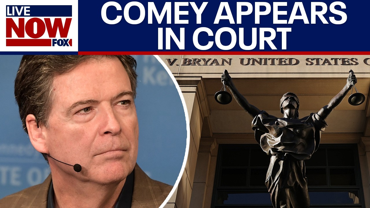 UPDATE: Comey appears in court over alleged Trump threat, legal fight takes shape