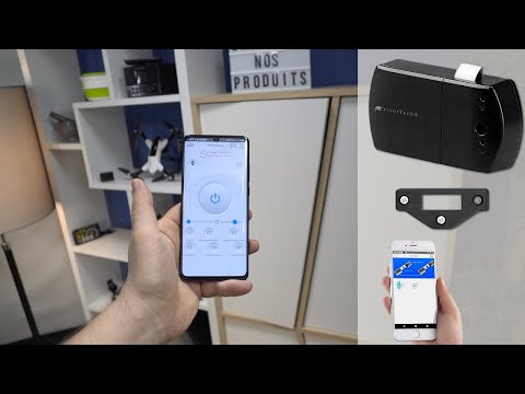 Serrure automatique connectée VisorTech - RFID, Bluetooth, pour tiroirs et armoires_4