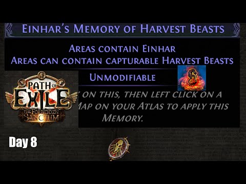 [Path of Exile 3.20] New Harvest Beasts + Crafting Body Armour For Zombies In Sanctum League - 1129
