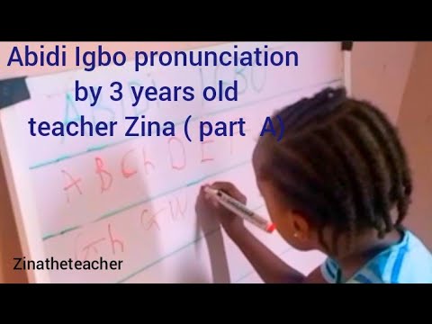 how to learn Abidi Igbo (Igbo alphabet)