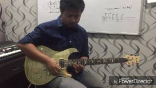 Freak kitchen-'chestpain waltz' guitar solo cover by Joel lepcha