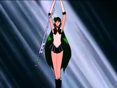 Sailor Moon - Pluto - All Attacks and Transformation