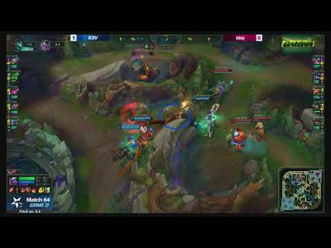 [LOL 2018 LCK Spring Split Week 7 Match 4] bbq Olivers vs KSV eSports - Game 2