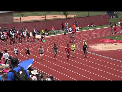 USATF CO JO 100m Prelim Girls 15-16 Heat 1