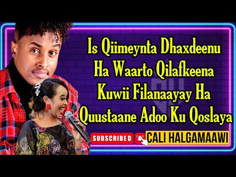 IKRAAN CARAALE FT MAXAMED MAAME - QALBIGAAN KAMIDOWNAY - (LYRICS) 2024