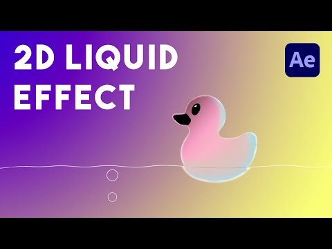 2D Liquid Effect in After Effects | Water Ripple Animation Tutorial
