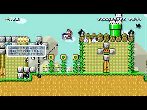Bob-omb story part 3-comments on by Dodde - Miiverse - SUPER MARIO MAKER - NO COMMENTARY 1bh