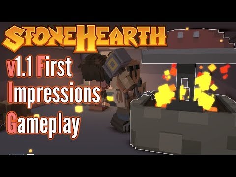 Stonehearth | Full Release First Impressions | v1.1 Gameplay!