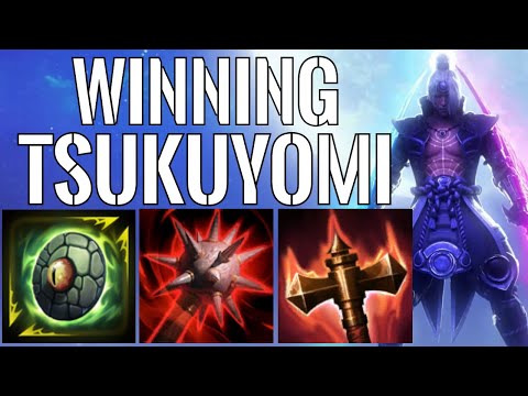 Rallying The Team For A Comeback! Tsukuyomi Jungle Gameplay (Smite Ranked Conquest)