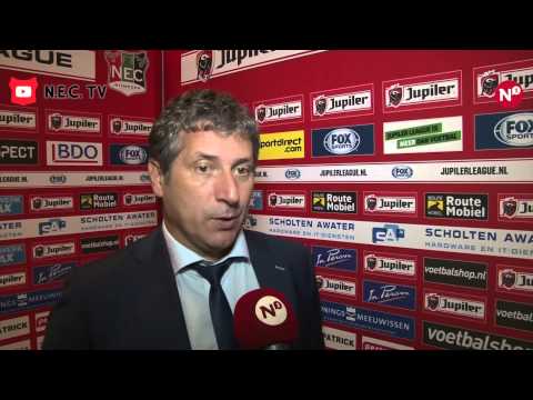 Reactie Ruud Brood na afloop van N.E.C. - FC Oss