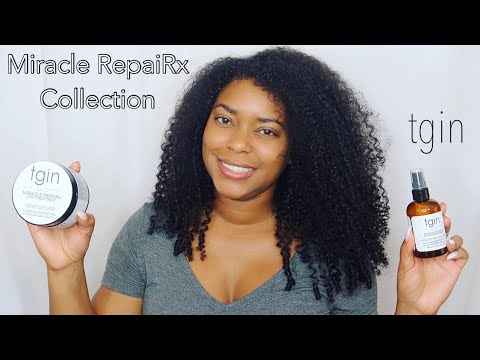 tgin Miracle RepaiRx Collection | Curly Hair Routine +...