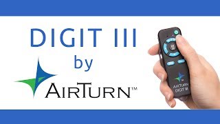Video thumbnail for Digit III by AirTurn : Freedom to Perform by AirTurn
