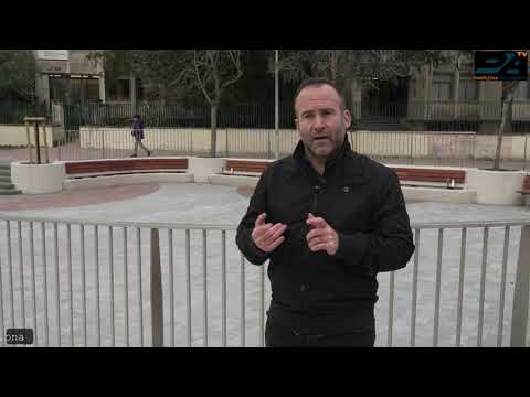 [VIDEO] El barrio de la Txantrea estrena las reformadas plazas del Reloj y del Euskera, tras las obras