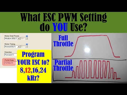How Does an ESC work? What does the PWM Frequency Do and should I change it?